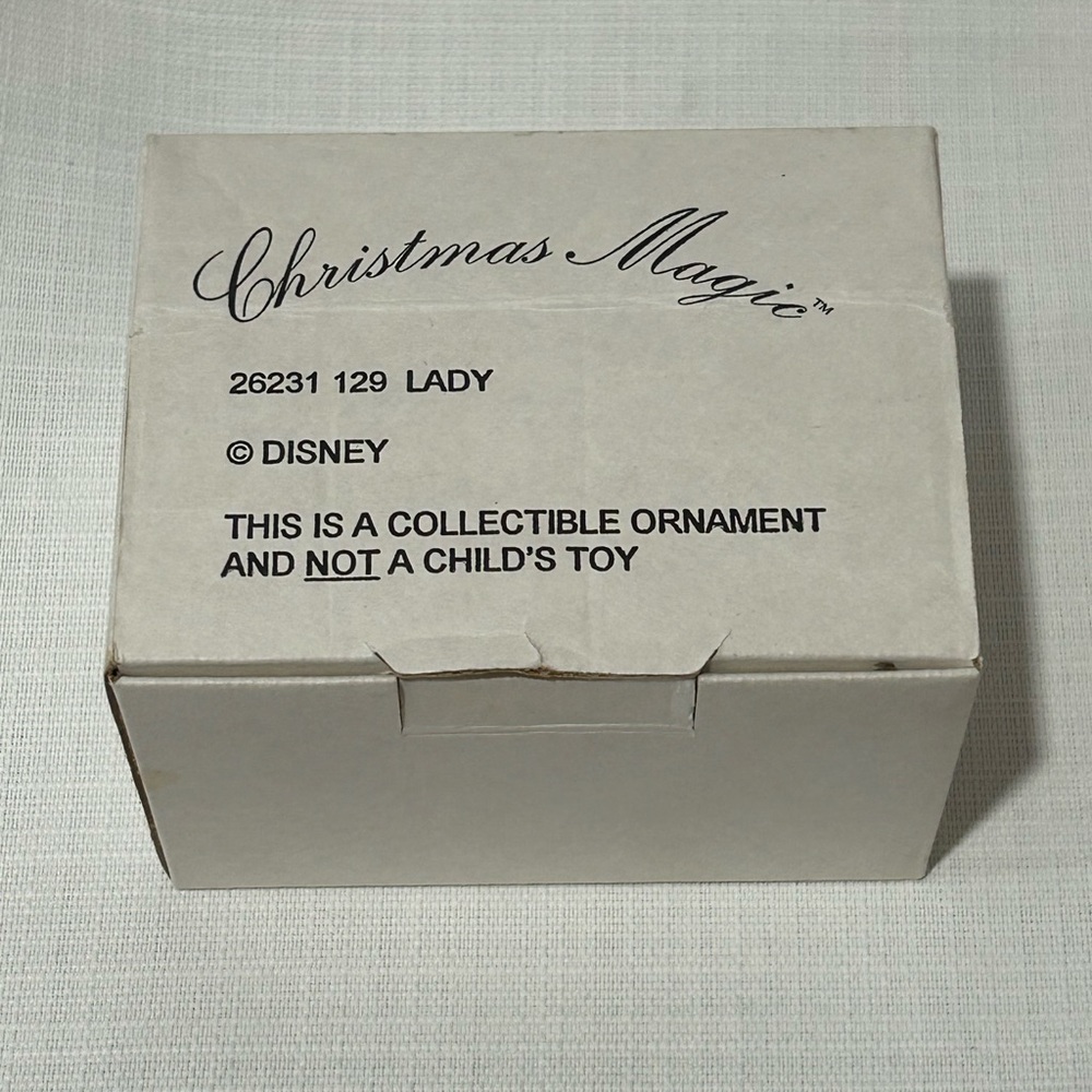 Vintage Disney Lady Ornament Grolier’s Christmas Magic - Picture 3 of 3